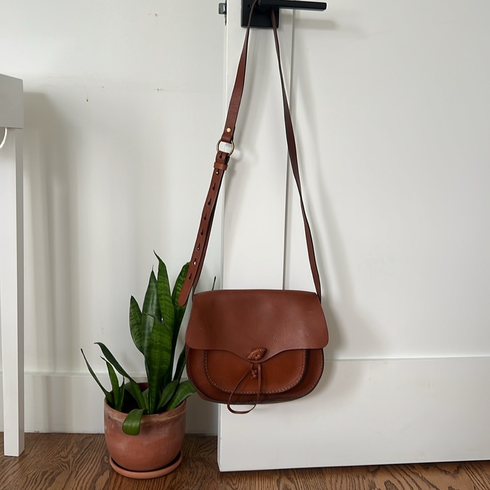 Madewell brown leather bag, like new